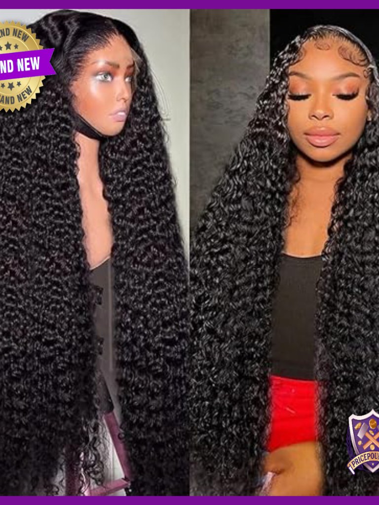 13x6 Hd Lace Front Wig 250% Density Deep Wave Human Hair Glueless